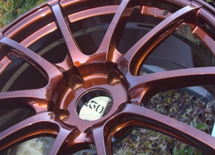 Порошковая покраска дисков цвет TR COPPER