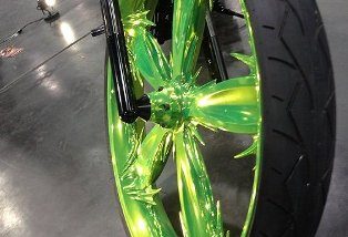 Порошковая покраска дисков цвет Yellow