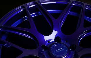 Порошковая покраска дисков цвет Inten Blue SCHr