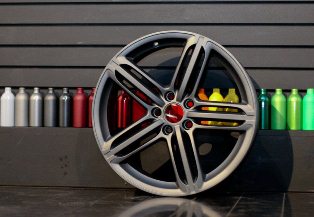 Порошковая покраска дисков цвет Speed Grey CC